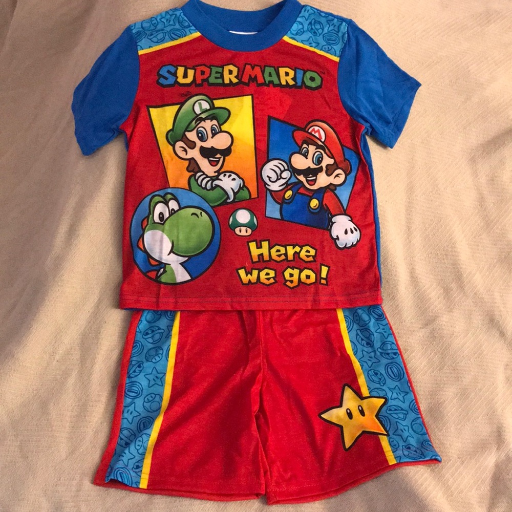 Super Mario Sleep Tee and Shorts